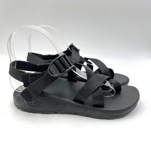 Chaco‎ Womens Size 6 J107364 Zcloud 2 Solid All Black Sport Summer Sandals Shoes